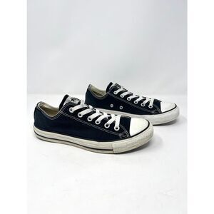 Converse Chuck Taylor All Star Classic Low Top Black Sneaker Mns 7.5 Wmns 9.5